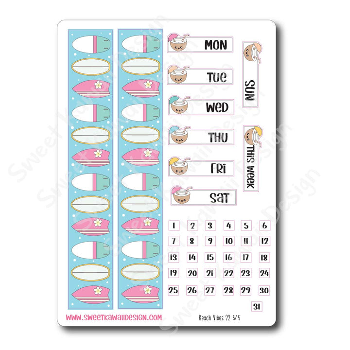 Weekly Kit  - Beach Vibes 22