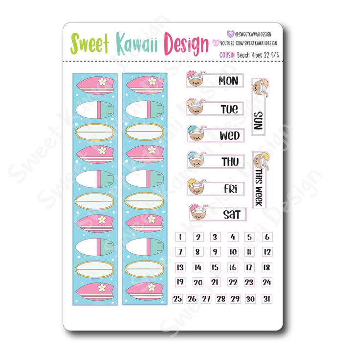 Weekly Kit  - Beach Vibes 22 COUSIN
