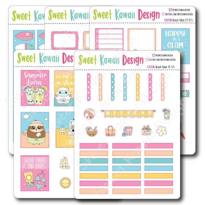 Weekly Kit  - Beach Vibes 22 COUSIN