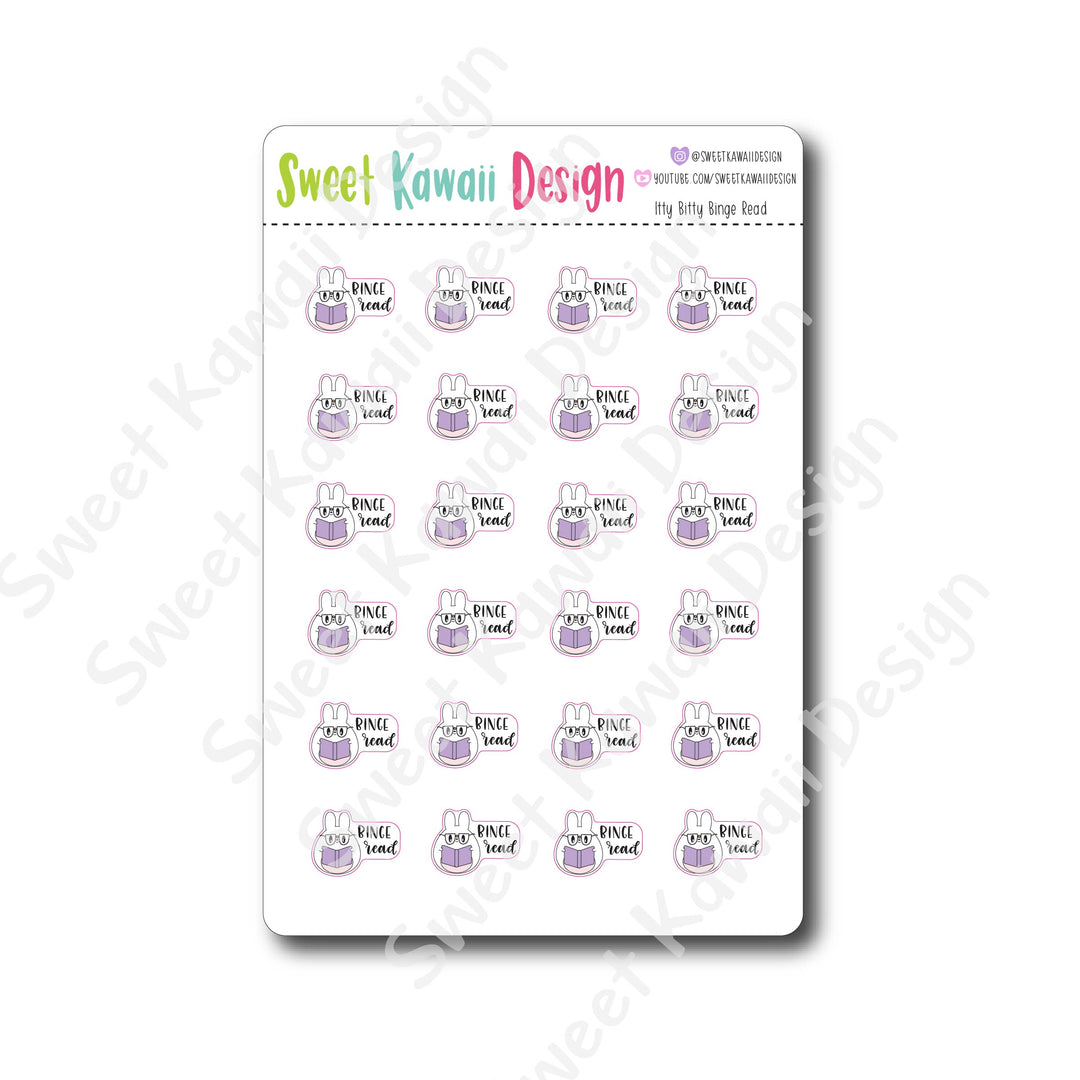 Kawaii Binge Read Stickers