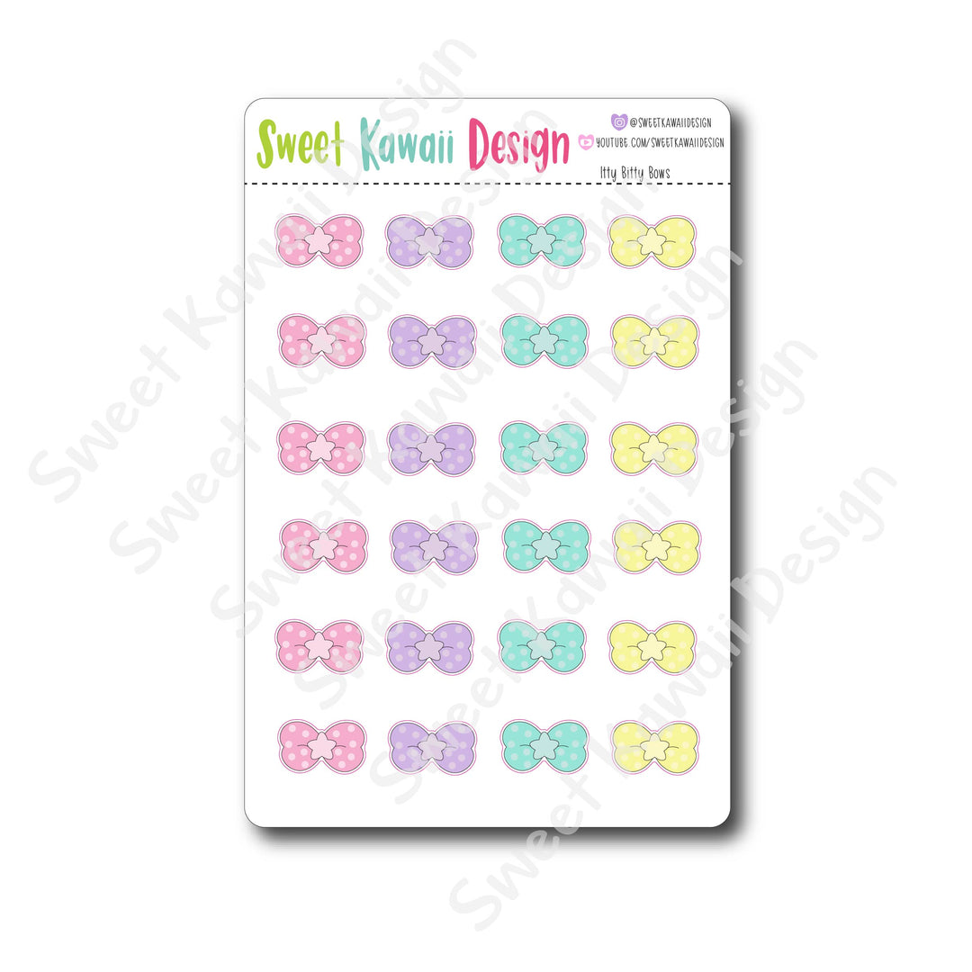 Kawaii Bow Stickers