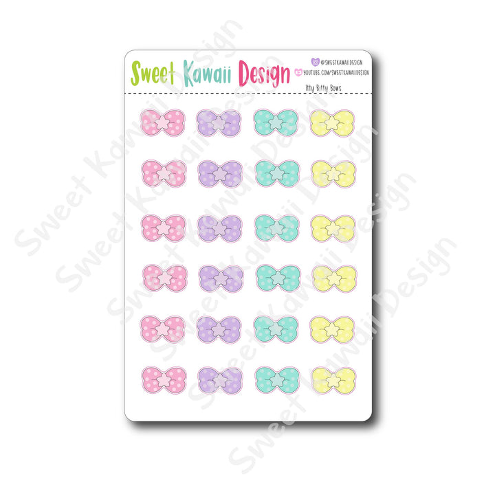 Kawaii Bow Stickers