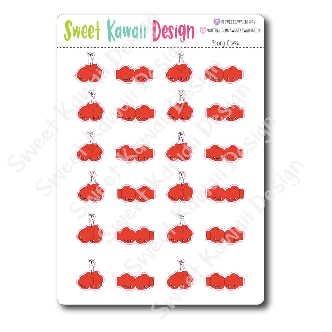 Kawaii Boxing Glove Stickers