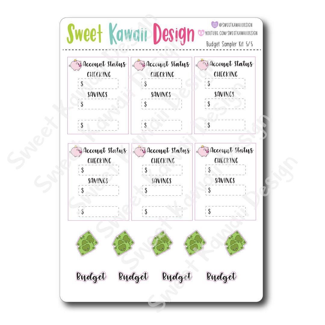 Kawaii Budget Sampler Kit