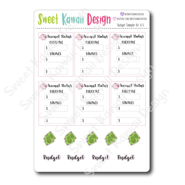 Kawaii Budget Sampler Kit
