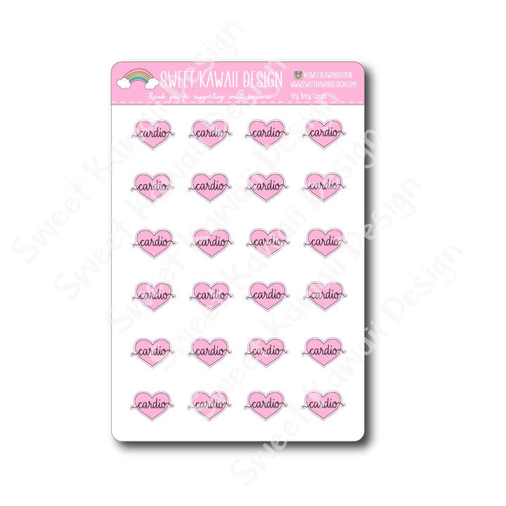 Kawaii Cardio Stickers