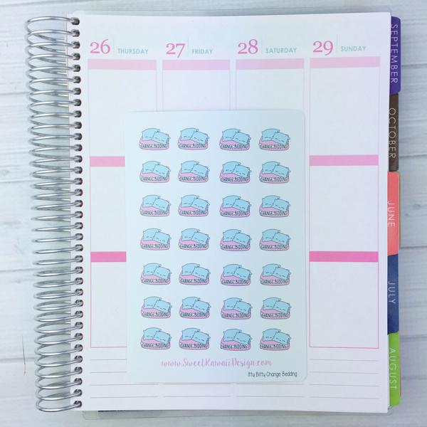 Kawaii Change Bedding Stickers