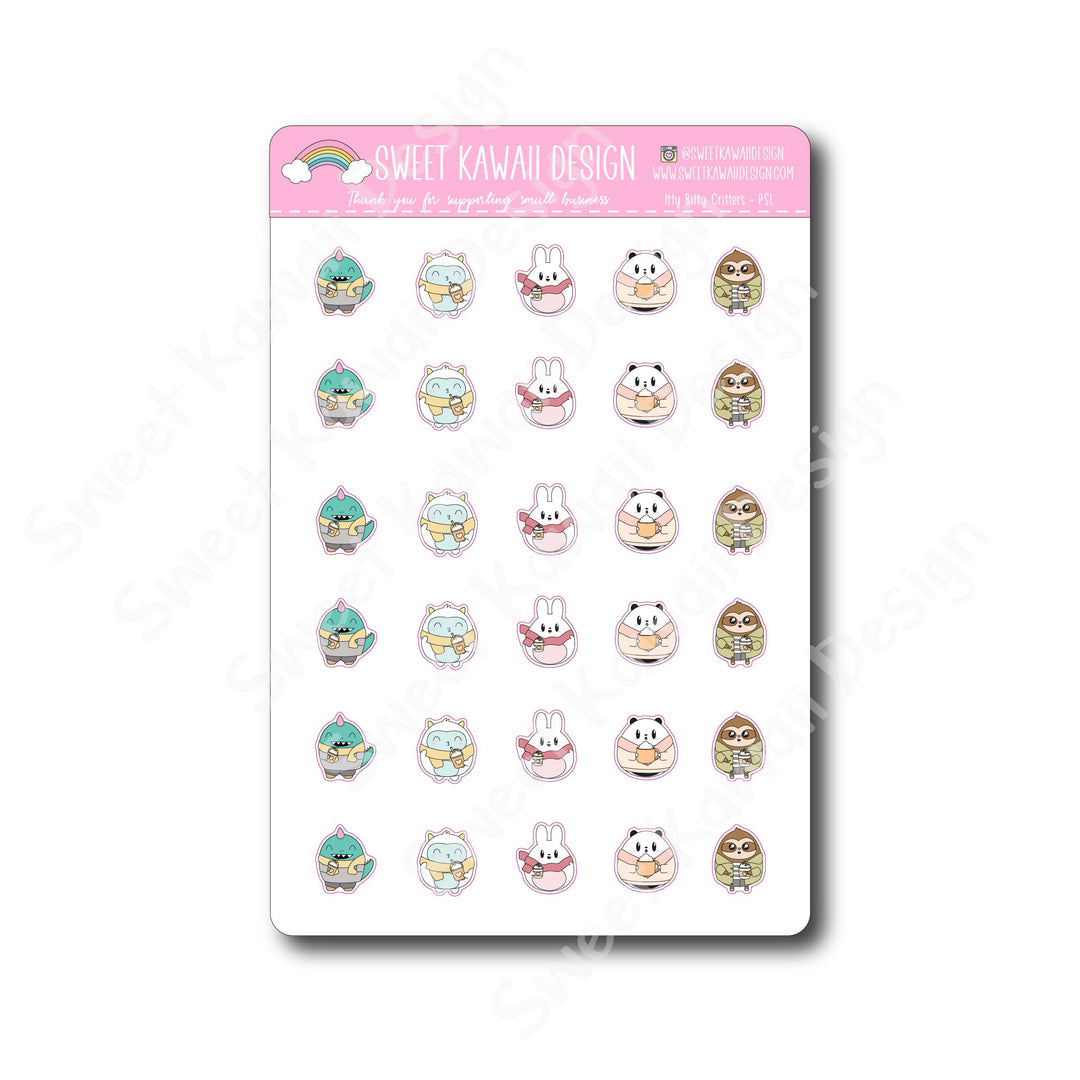 Kawaii Critter Stickers - PSL