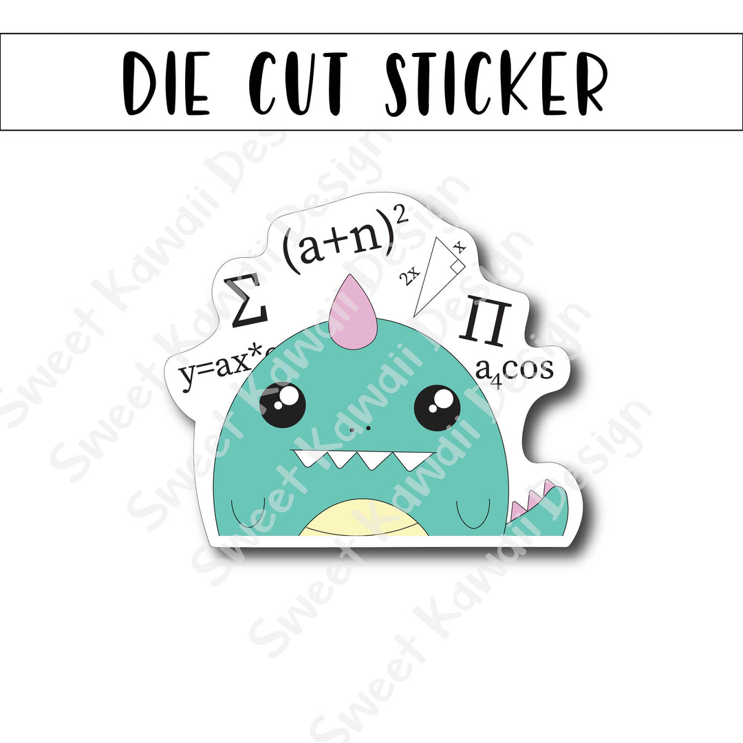 Kawaii Confused George Die Cut Sticker