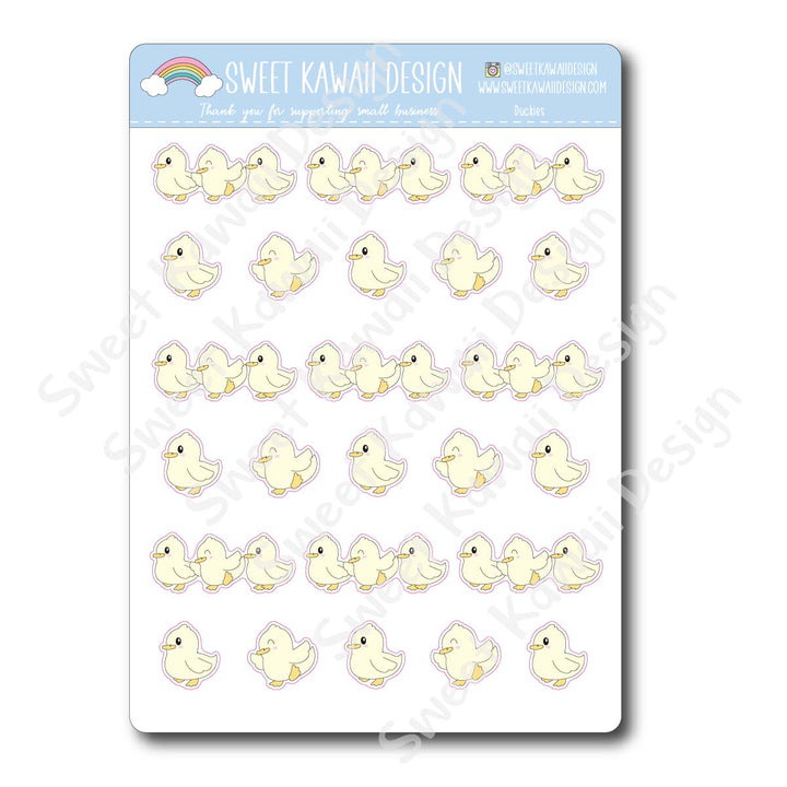 Kawaii Duckie Stickers