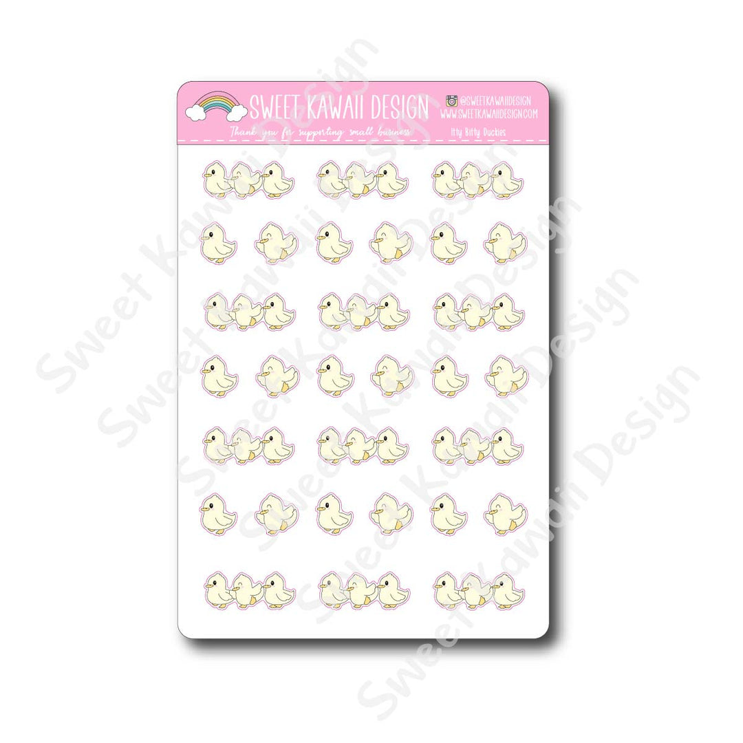 Kawaii Duckie Stickers