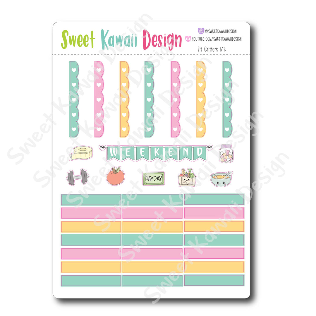 Weekly Kit  - Fit Critters 21