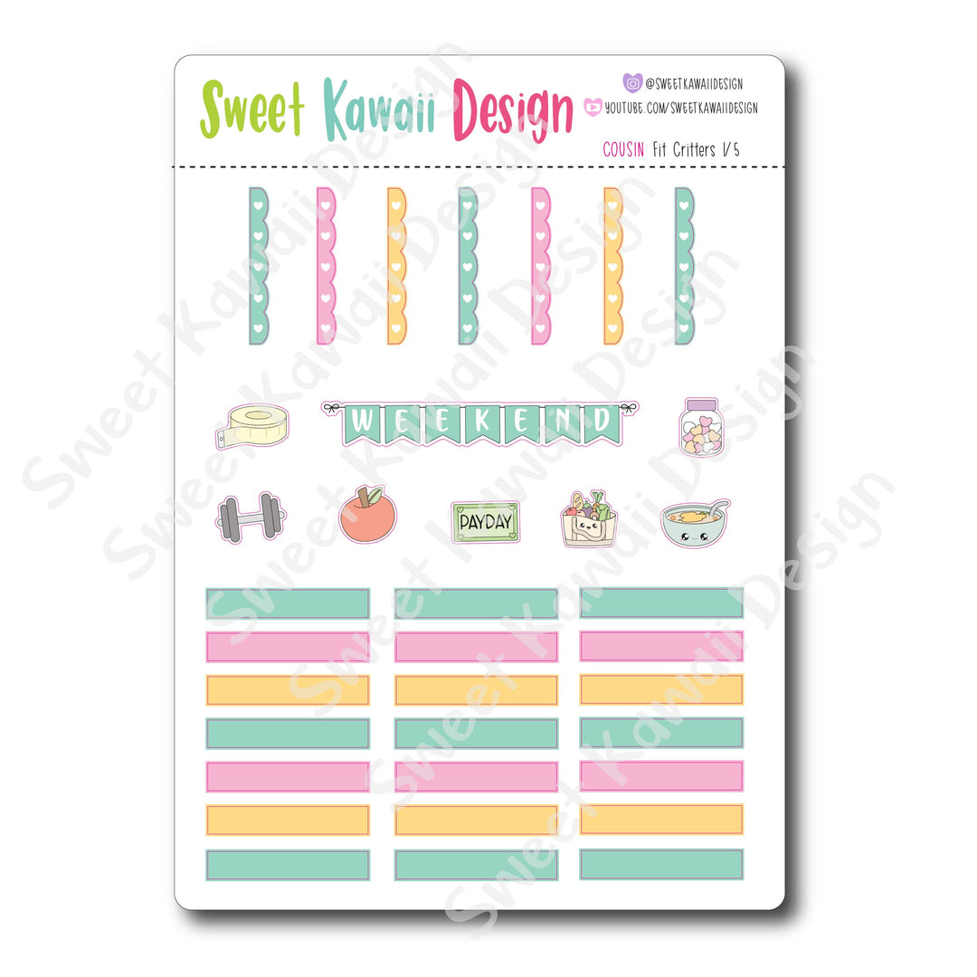 Weekly Kit  - Fit Critters COUSIN