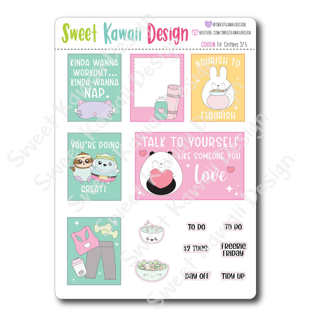 Weekly Kit  - Fit Critters COUSIN