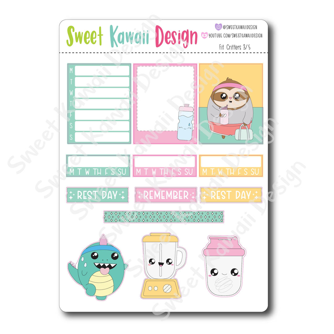 Weekly Kit  - Fit Critters 21