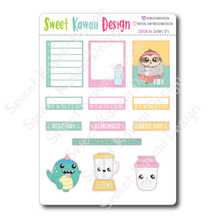 Weekly Kit  - Fit Critters COUSIN