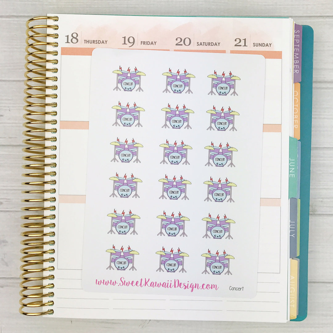 Kawaii Concert Stickers