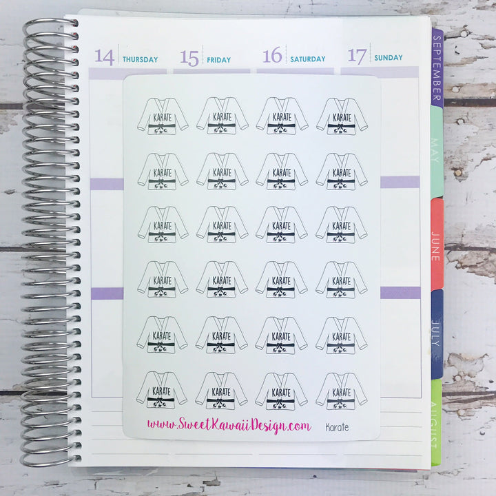 Kawaii Karate Stickers