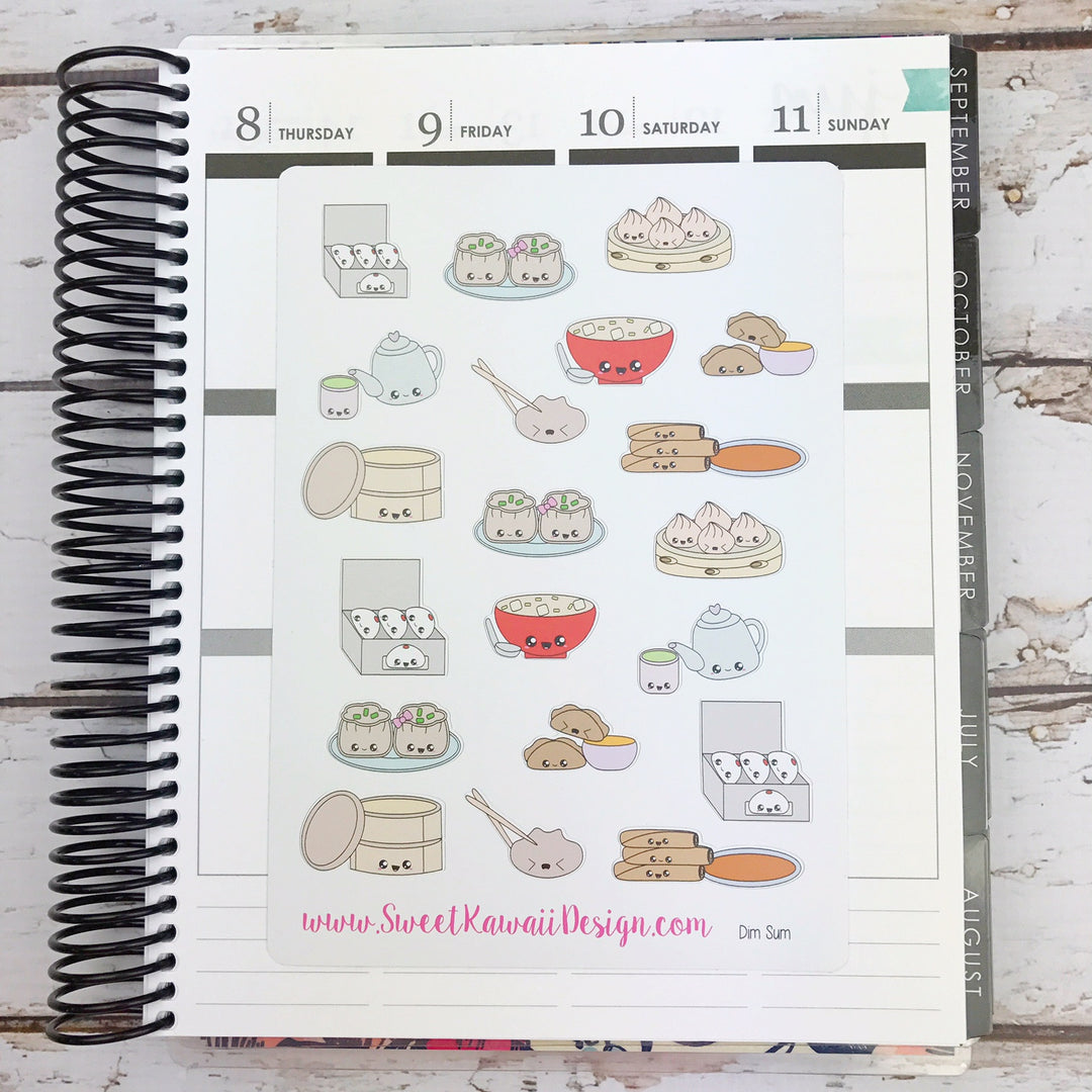 Kawaii Dim Sum Stickers