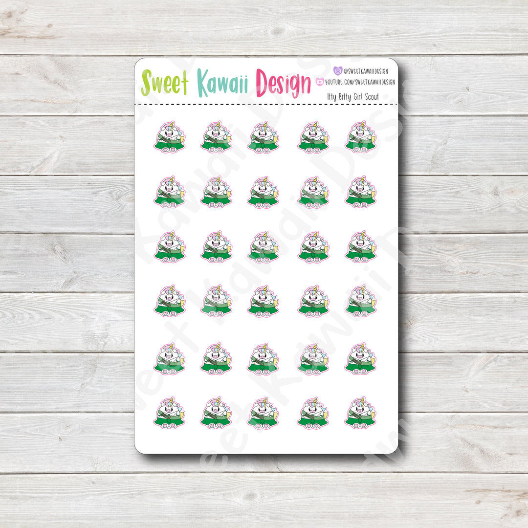 Kawaii Girl Scout Stickers