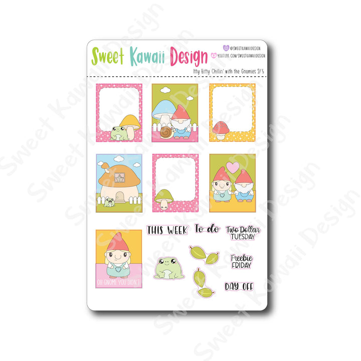 Weekly Kit  - Chillin' With The Gnomies ITTY BITTY