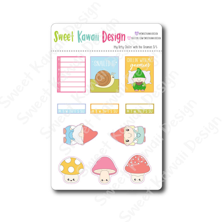 Weekly Kit  - Chillin' With The Gnomies ITTY BITTY