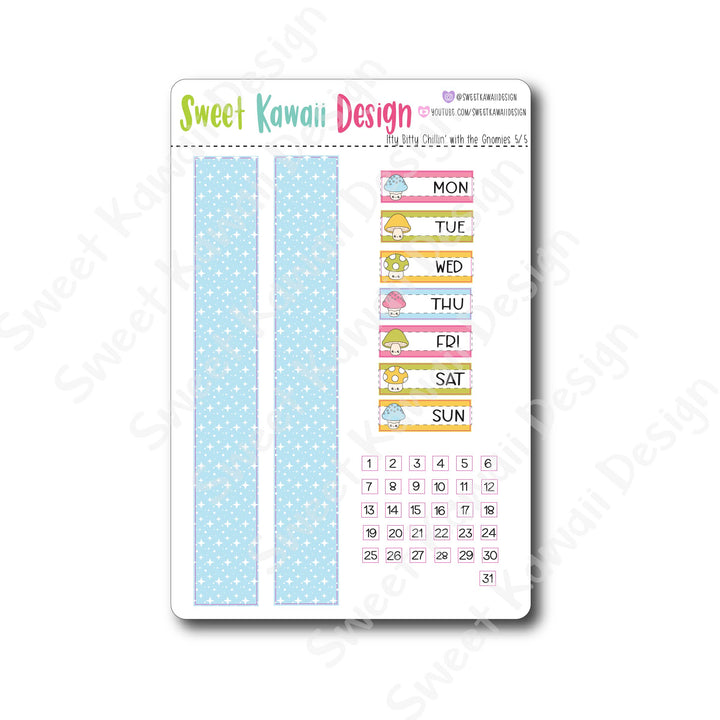 Weekly Kit  - Chillin' With The Gnomies ITTY BITTY