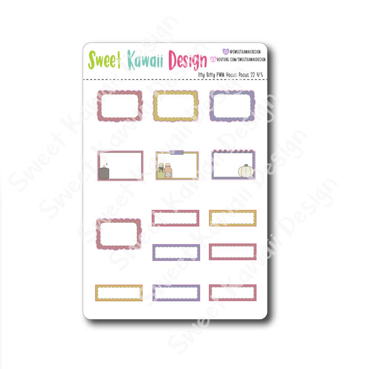 Weekly Kit  -Hocus Pocus ITTY BITTY