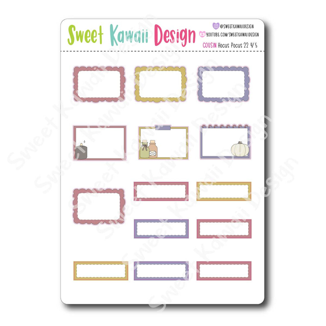 Weekly Kit  - Hocus Pocus  COUSIN