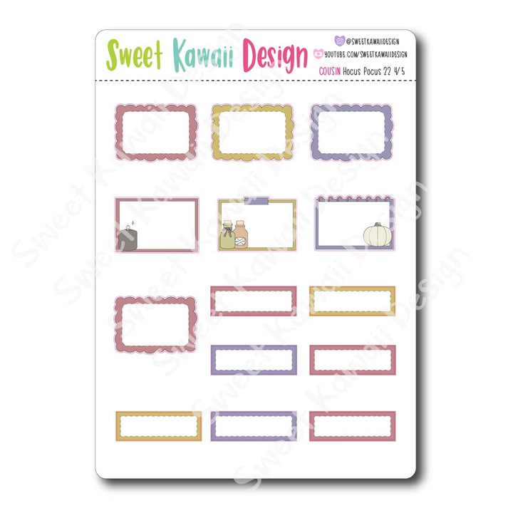 Weekly Kit  - Hocus Pocus  COUSIN