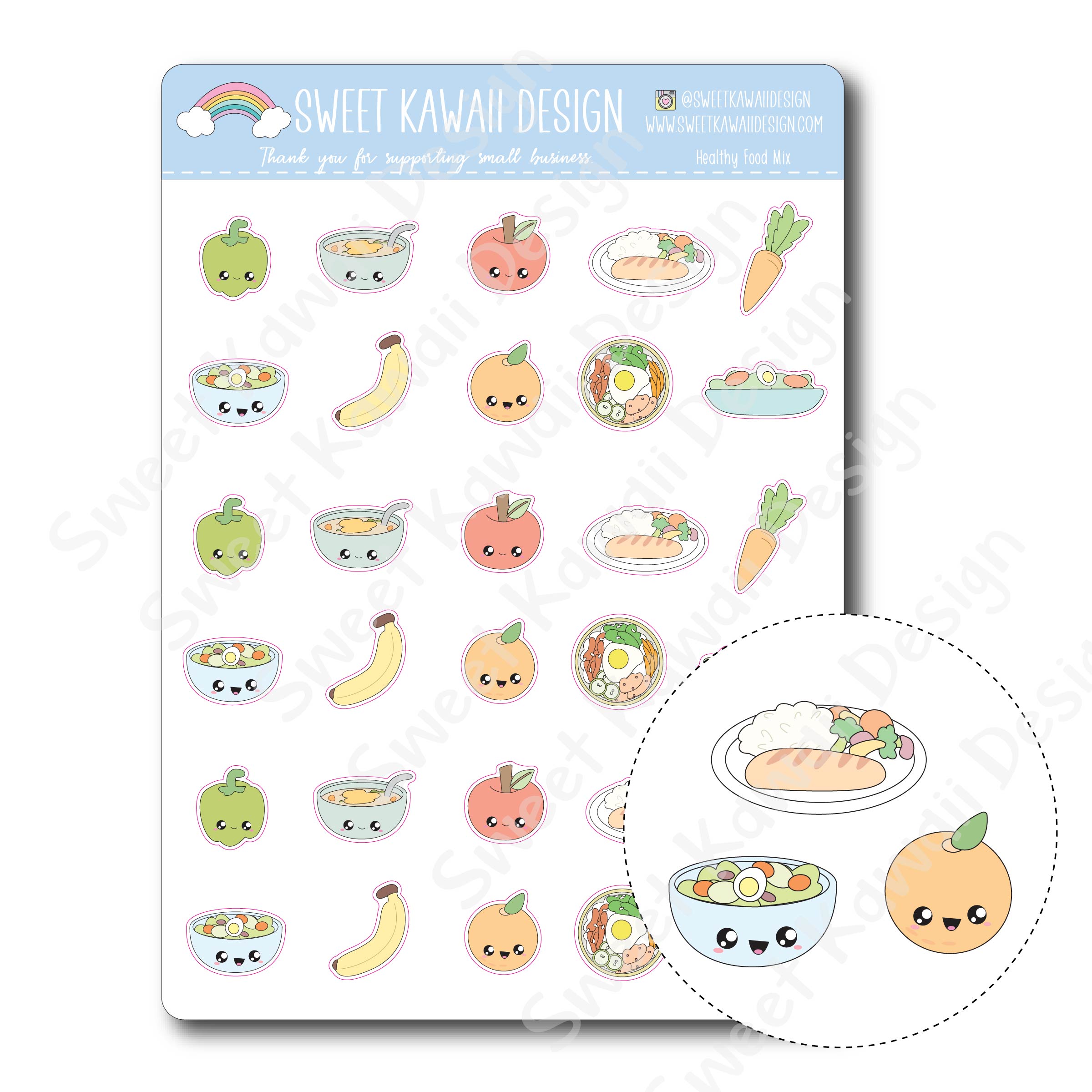 Kawaii Cute Food - Kawaii Cute Food - Sticker