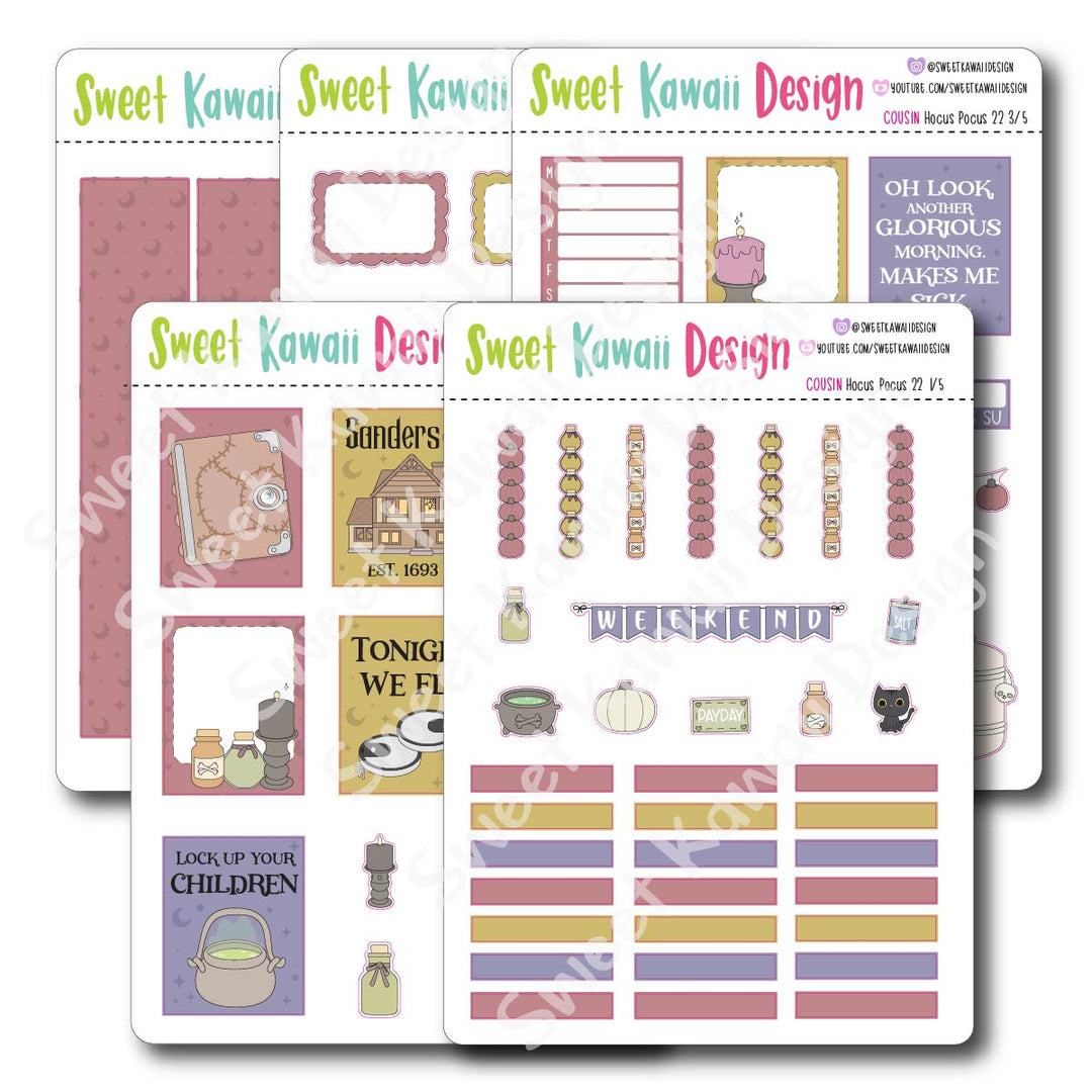 Weekly Kit  - Hocus Pocus  COUSIN