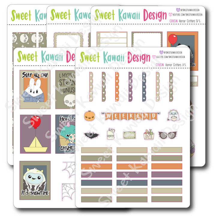 Weekly Kit  - Horror Critters COUSIN