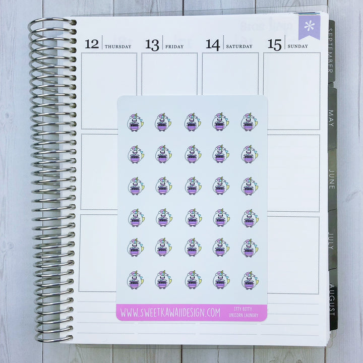 Kawaii Unicorn Stickers - Different Options Available