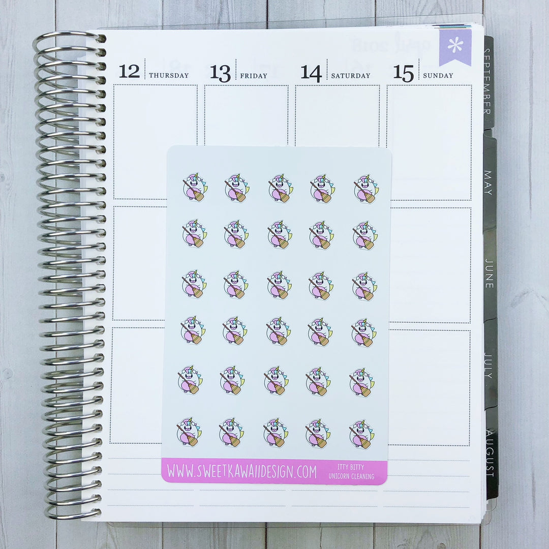 Kawaii Unicorn Stickers - Different Options Available