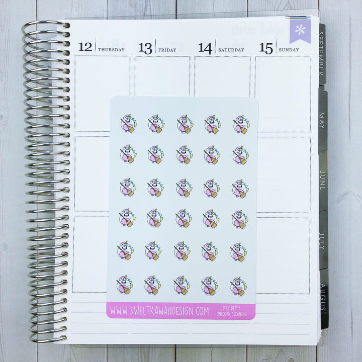 Kawaii Unicorn Stickers - Different Options Available
