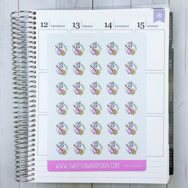 Kawaii Unicorn Stickers - Different Options Available