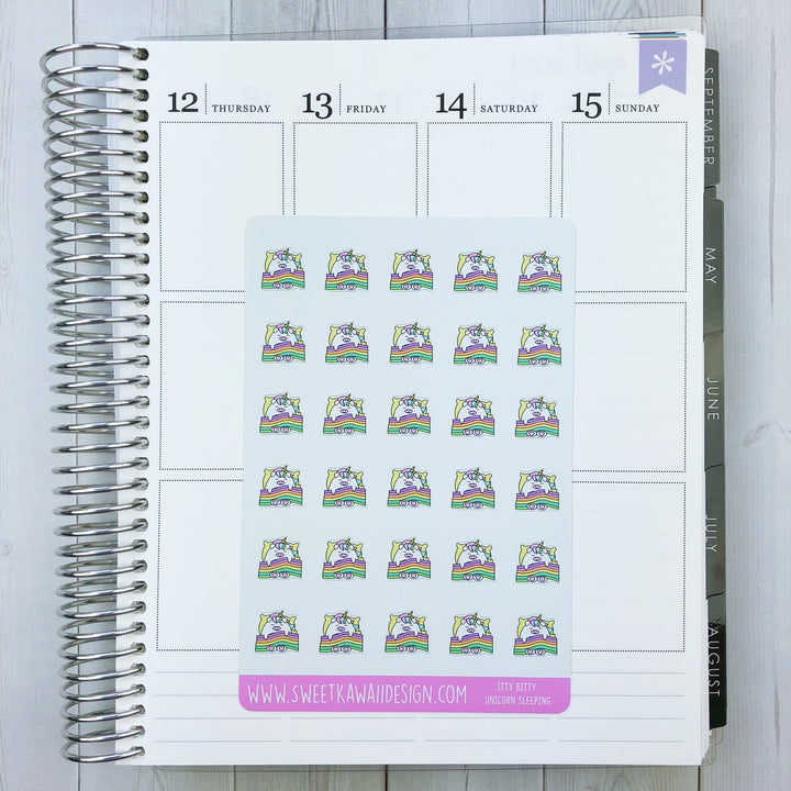 Kawaii Unicorn Stickers - Different Options Available