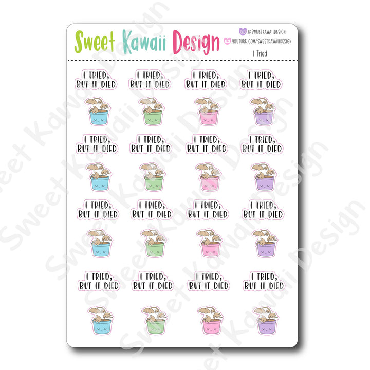 Kawaii I Tried Stickers
