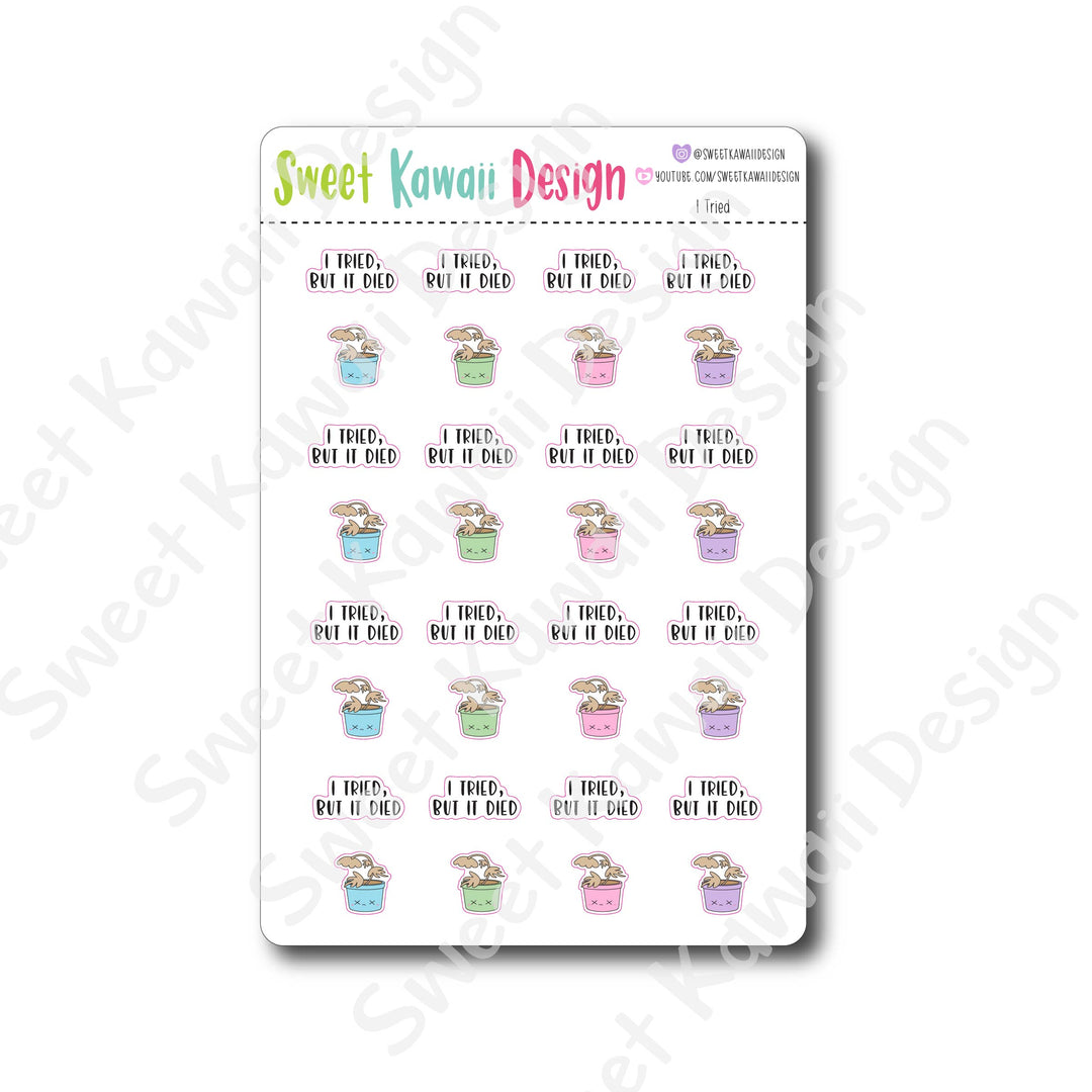 Kawaii I Tried Stickers