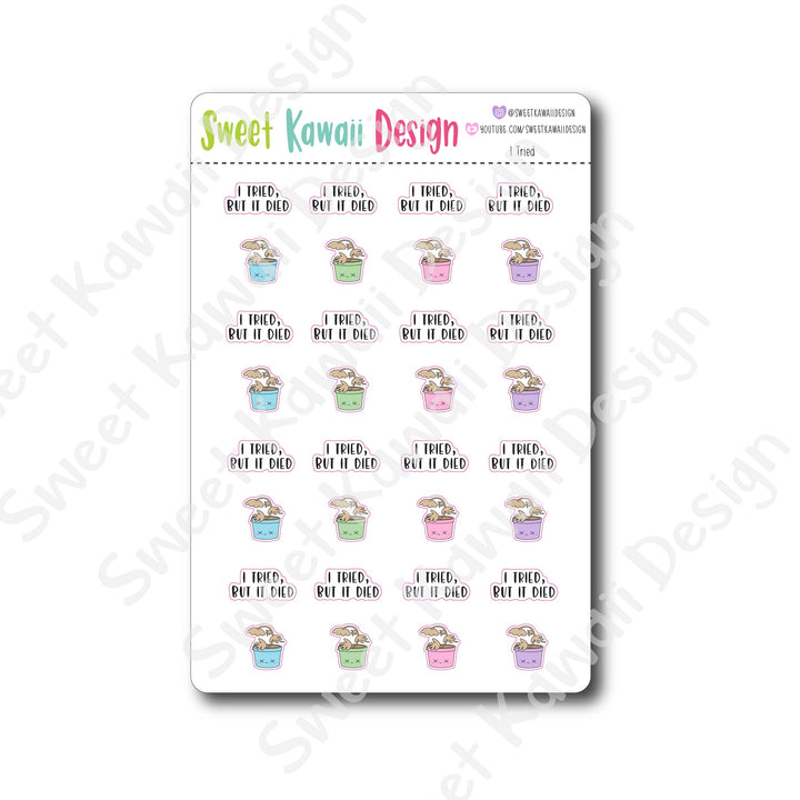 Kawaii I Tried Stickers