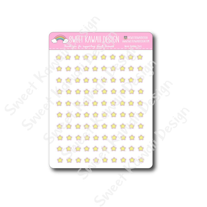 Kawaii Jumbo Sticker - 5x7 Movie Tracker