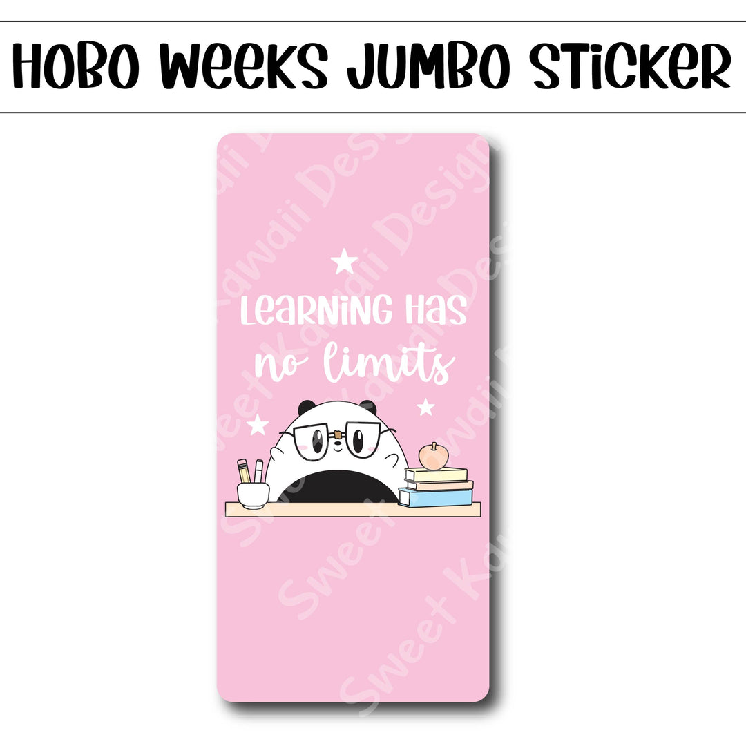Kawaii Jumbo Sticker - No Limits - Size Options Available