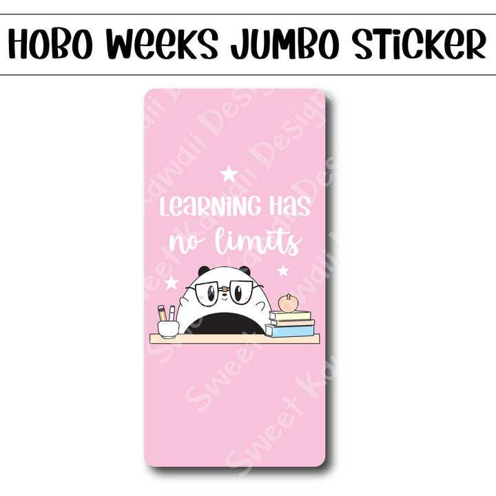 Kawaii Jumbo Sticker - No Limits - Size Options Available