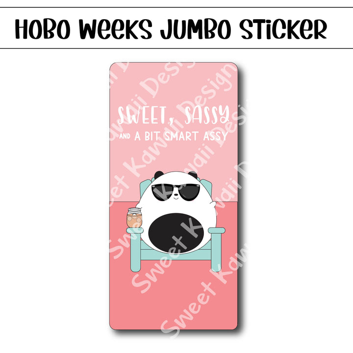 Kawaii Jumbo Sticker - Sweet and Sassy - Size Options Available