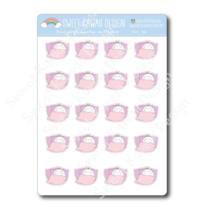Kawaii Konnie Stickers - Nap