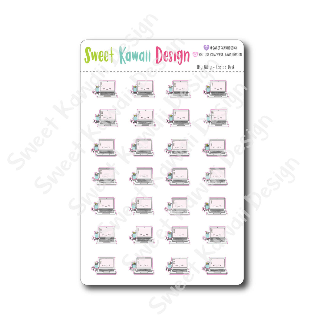 Kawaii Laptop Desk Stickers