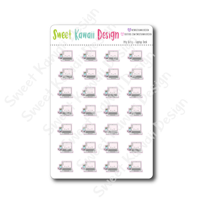 Kawaii Laptop Desk Stickers