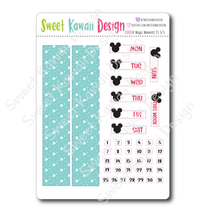 Weekly Kit  - Magic Moments 21 COUSIN