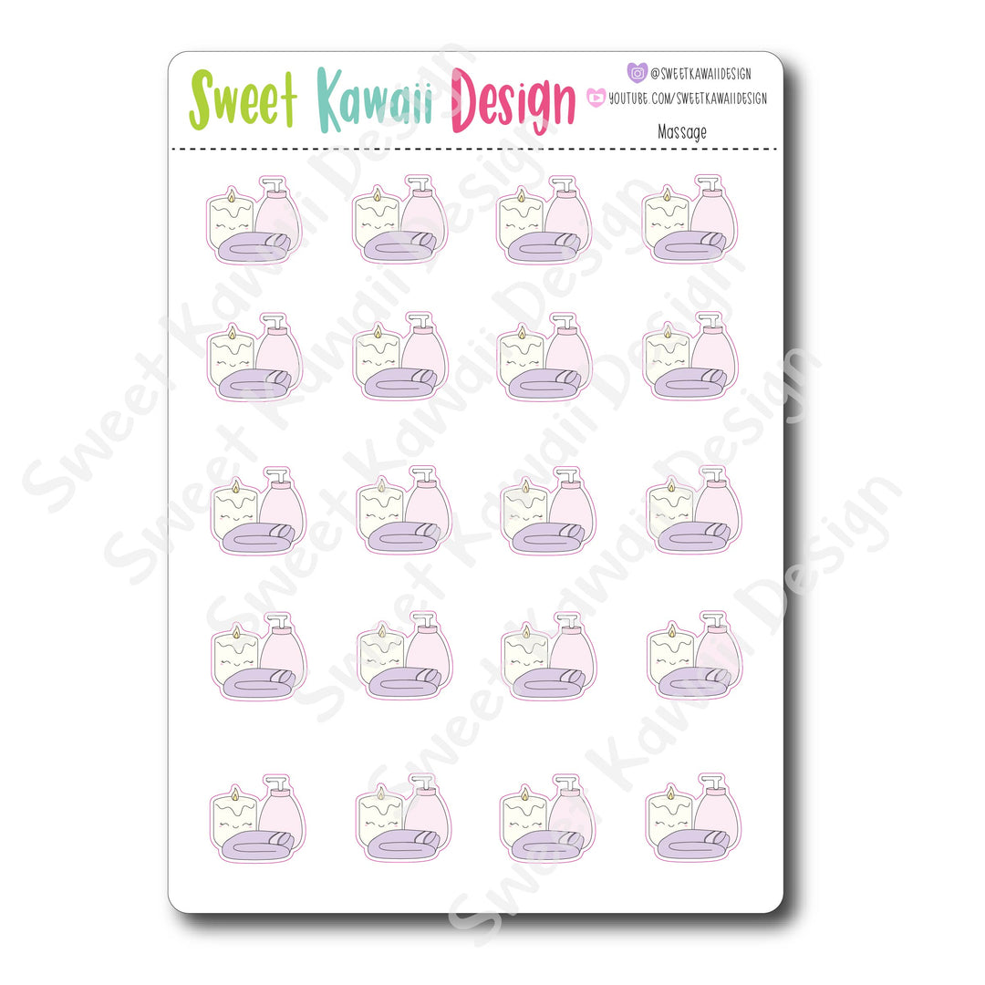 Kawaii Massage Stickers